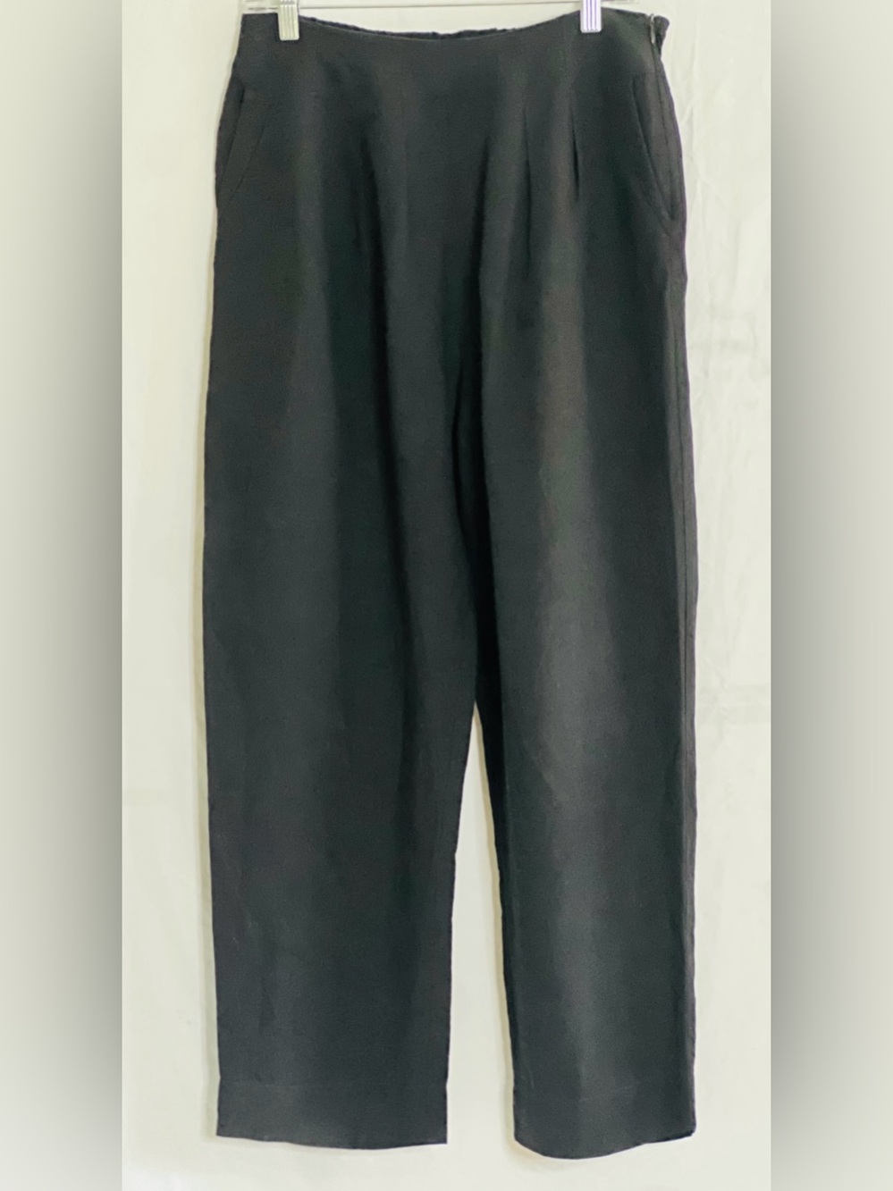 Lotus Eaters made in Greece Black Linen Pants - Women's EUR L